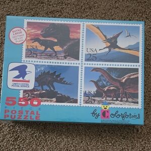 Colorforms Dinosaur Postal Puzzle - 550 Piece